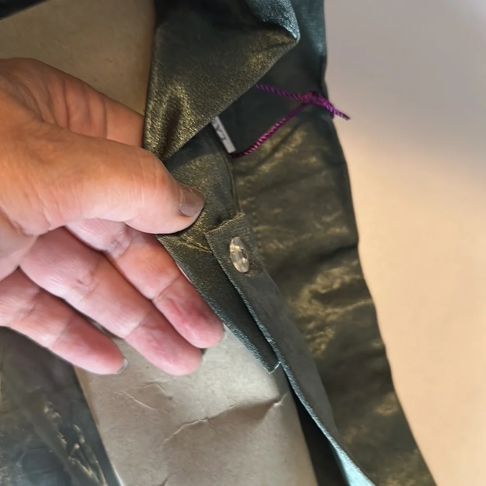 Satin Look Skirt - Picture 6 of 7